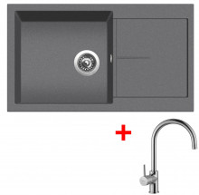 Sinks INFINITY 860 Titanium+VITALIA  